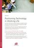 Positioning Technology in Working Life