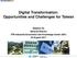 Digital Transformation: Opportunities and Challenges for Taiwan