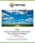 2016 Kansas County-Level Land Values for Cropland and Pasture Revised April 2017 (available at