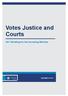 Votes Justice and Courts Briefing for the Incoming Minister