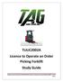 TLILIC2002A Licence to Operate an Order Picking Forklift Study Guide