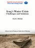 Iraq s Water Crisis. Challenges and Solutions. Hayder Alkhafaji. Al-Bayan Center for Planning and Studies