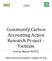 Community Carbon Accounting Action Research Project Vietnam
