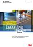 Decorative. Flooring. Systems. 3M Scotchkote Decorative Flooring Systems