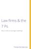 Law firms & the 7 Ps. Why is there no real legal marketing?