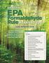 EPA. Formaldehyde Rule MEANS TO YOU WHAT THE A QUICK REFERENCE GUIDE