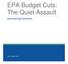 EPA Budget Cuts: The Quiet Assault BACKGROUND BRIEFING