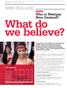 What do we believe? Who is Westpac New Zealand? Our footprint