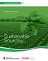 Coca-Cola HBC Issue Brief #8. November Refreshing business. Sustainable Sourcing