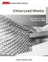 China Lead Weekly. November Published by SMM