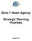 Zone 7 Water Agency. Strategic Planning Priorities