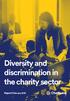 Diversity and discrimination in the charity sector