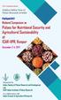 Pulses for Nutritional Security and Agricultural Sustainability at ICAR-IIPR, Kanpur