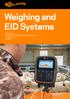 Weighing and EID Systems. Weigh Scales Hand Held EID Tag Readers and Data Collectors Sheep Handlers Loadbars