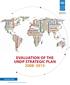 EVALUATION OF THE UNDP STRATEGIC PLAN