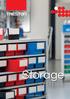 Storage SYSTEMS PRODUCT CATALOGUE
