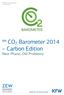 KfW/ZEW CO 2 Barometer Carbon Edition BAROMETER. CO 2 Barometer Carbon Edition. New Phase, Old Problems