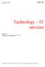 Technology IT services