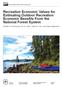 Recreation Economic Values for Estimating Outdoor Recreation Economic Benefits From the National Forest System