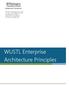 WUSTL Enterprise Architecture Principles