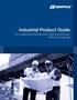 Industrial Product Guide. For suspending Mechanical & Electrical services, HVAC and Signage