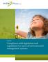 Compliance with legislation and regulations for users of environmental management systems