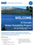 El Dorado Water & Power Authority. El Dorado Water Reliability Project
