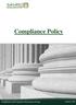 Compliance Policy 0 Compliance and Corporate Governance Group October 2016
