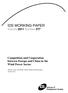 IDS WORKING PAPER Volume 2011 Number 377. Competition and Cooperation between Europe and China in the Wind Power Sector
