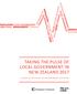 TAKING THE PULSE OF LOCAL GOVERNMENT IN NEW ZEALAND A report on the issues concerning Mayors and Chairs