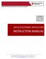 INSTRUCTION MANUAL IACUC ELECTRONIC APPLICATION. UNMC/UNO Institutional Animal Care and Use Committee VOLUME