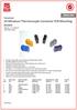 ENGLISH Datasheet JIS Miniature Thermocouple Connector PCB Mounting Socket Types K, J, T, E, R/S & B (JIS Colour Code)