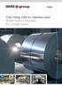 Cold rolling mills for stainless steel Modernization concepts for a bright future