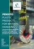 PENSITO PLASTIC PRODUCTS FOR MATERIAL HANDLING
