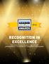 RECOGNITION IN EXCELLENCE FOR PRODUCTS AND PROJECTS THAT IMPROVE ENVIRONMENTAL, SUSTAINABILITY, AND ENERGY MANAGEMENT