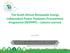 The South African Renewable Energy Independent Power Producers Procurement Programme (REIPPPP) Lessons Learned
