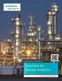 Analytical Products and Solutions. Solutions for Process Analytics. usa.siemens.com/analyticalproducts