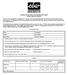WAREHOUSE JOB APPLICANT INFORMATION SHEET An Equal Opportunity Employer