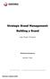 Strategic Brand Management: Building a Brand
