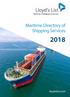 Maritime Directory of Shipping Services