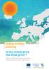 Online holiday booking Is the initial price the inal price? Report of the European Consumer Centres Network (ECC-Net) 2016