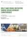 BELT AND ROAD INITIATIVE GREEN DEVELOPMENT CONFERENCE