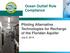 Ocean Outfall Rule Compliance. Piloting Alternative Technologies for Recharge of the Floridan Aquifer. July 8, PD-Sw202w