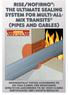 RISE/nofirno : the ultimate sealing SYSTEM FOR MULTI-ALL- MIX TRANSITS (PIPES AND CABLES)