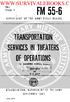 TRANSPORTATION SERVICES IN THEATERS OF OPERATIONS