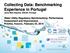 Collecting Data: Benchmarking Experience in Portugal Jaime Melo Baptista, ERSAR, Portugal