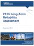 2016 Long-Term Reliability Assessment