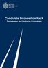 Candidate Information Pack Transferees and Re-joiner Constables