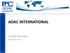 AOAC INTERNATIONAL. A 2014 Overview. As of April 2014