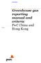 Greenhouse gas reporting manual and criteria PwC China and Hong Kong